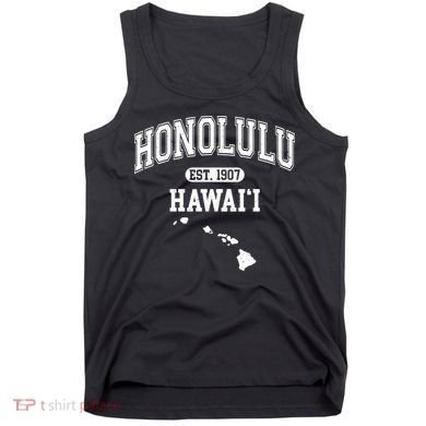 Honolulu Hawaii Est 1907 Varsity Tank Top