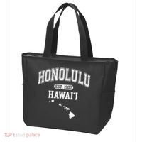 Honolulu Hawaii Est 1907 Varsity Tote Bag thumb 3