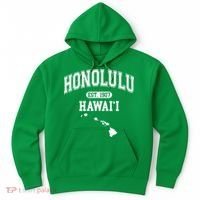 Honolulu Hawaii Est 1907 Varsity Hoodie thumb 0