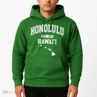 Honolulu Hawaii Est 1907 Varsity Hoodie thumb 2
