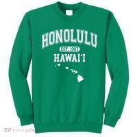 Honolulu Hawaii Est 1907 Varsity Sweatshirt thumb 0
