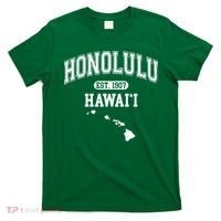 Honolulu Hawaii Est 1907 Varsity T-Shirt thumb 0