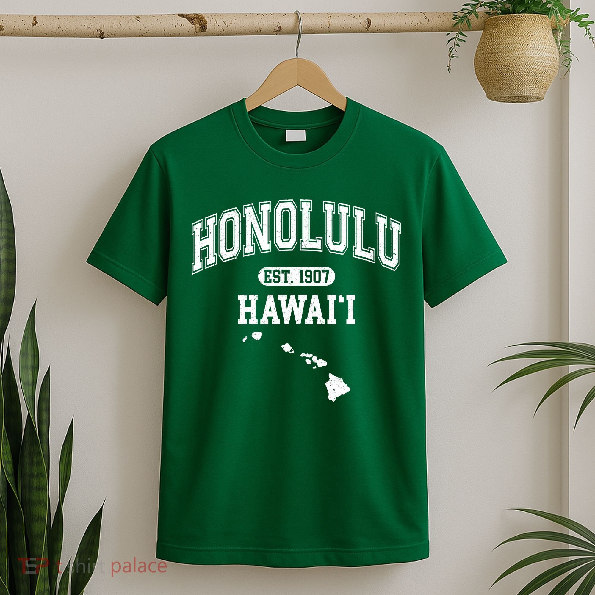 Honolulu Hawaii Est 1907 Varsity T-Shirt