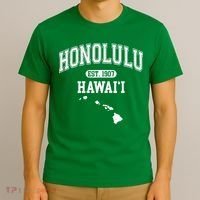 Honolulu Hawaii Est 1907 Varsity T-Shirt thumb 3