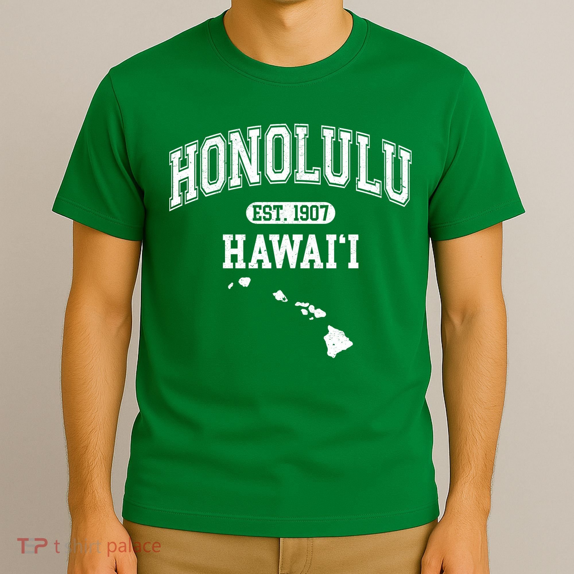 Honolulu Hawaii Est 1907 Varsity T-Shirt