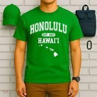 Honolulu Hawaii Est 1907 Varsity T-Shirt thumb 6