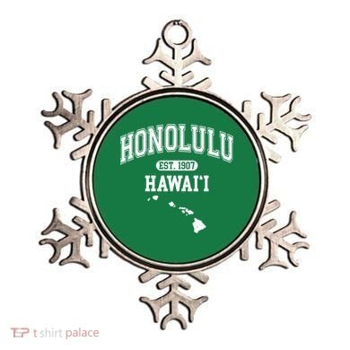 Honolulu Hawaii Est 1907 Varsity Ornament