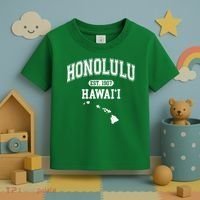 Honolulu Hawaii Est 1907 Varsity Toddler T-Shirt thumb 3