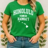 Honolulu Hawaii Est 1907 Varsity Women's T-Shirt thumb 2