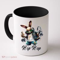 Hip Hop Easter Bunny Easter Rabbit Coffee Mug thumb 0
