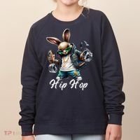 Hip Hop Easter Bunny Easter Rabbit Women's Sweatshirt thumb 0