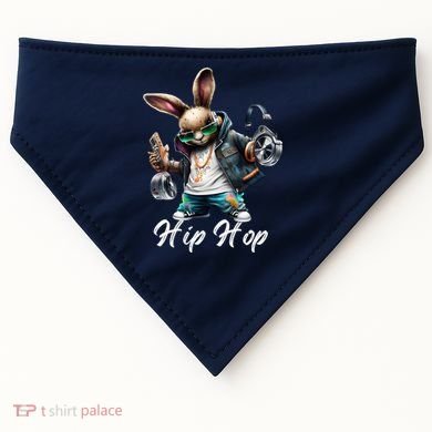 Hip Hop Easter Bunny Easter Rabbit USA-Made Doggie Bandana