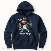 Hip Hop Easter Bunny Easter Rabbit Hoodie thumb 0