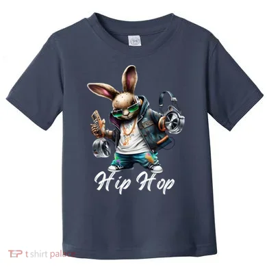 Hip Hop Easter Bunny Easter Rabbit Toddler T-Shirt