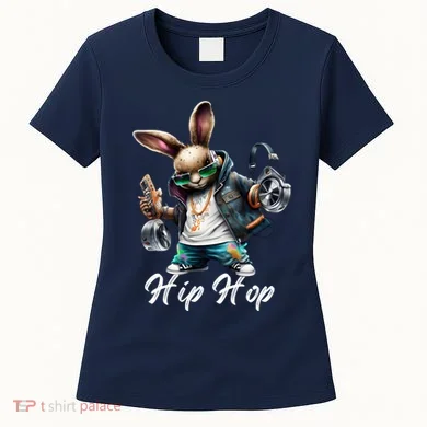 Hip Hop Easter Bunny Easter Rabbit Women's T-Shirt