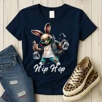 Hip Hop Easter Bunny Easter Rabbit Women's T-Shirt thumb 3