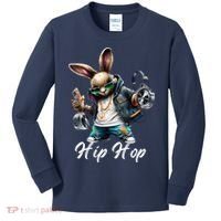 Hip Hop Easter Bunny Easter Rabbit Kids Long Sleeve Shirt thumb 0