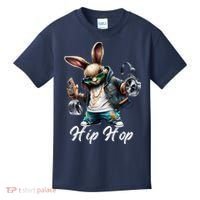 Hip Hop Easter Bunny Easter Rabbit Kids T-Shirt thumb 0