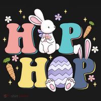 Hip Hop Easter Bunny Festive Holiday Cute Backpack thumb 2