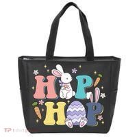 Hip Hop Easter Bunny Festive Holiday Cute Tote Bag thumb 0