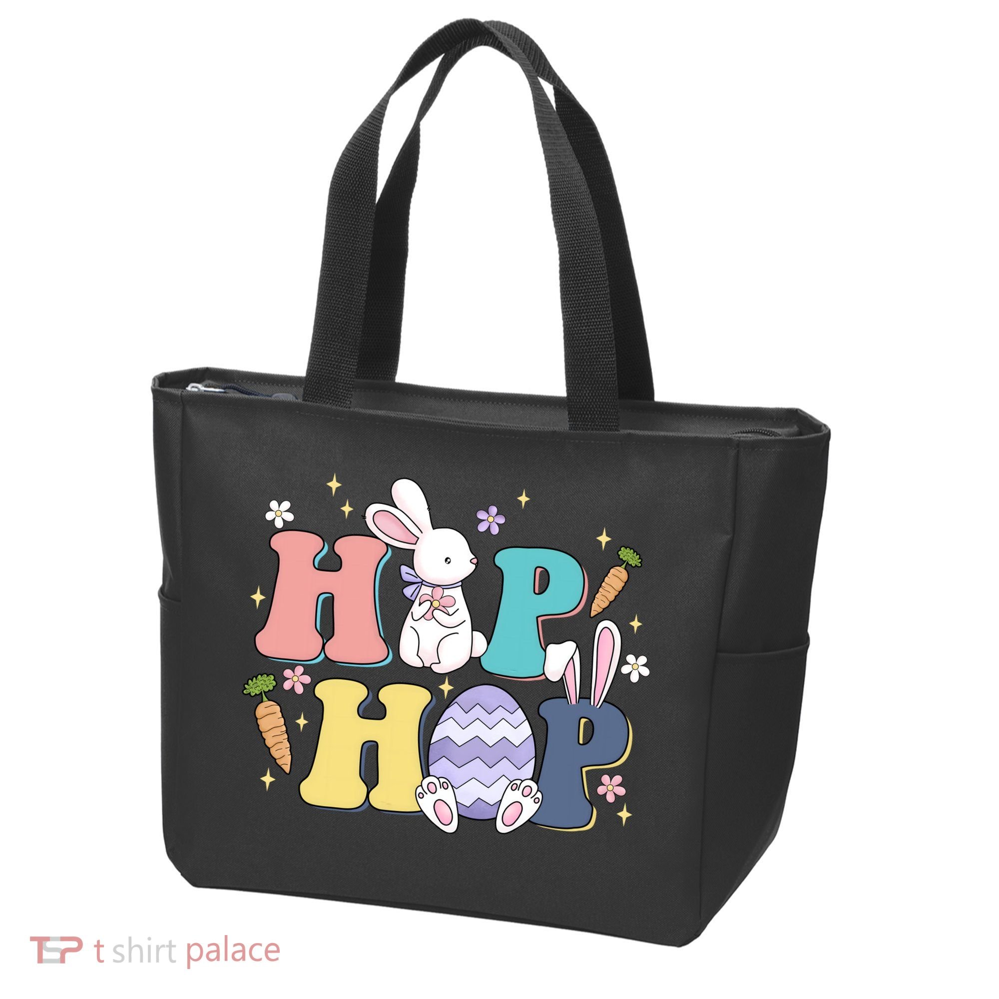 Hip Hop Easter Bunny Festive Holiday Cute Tote Bag