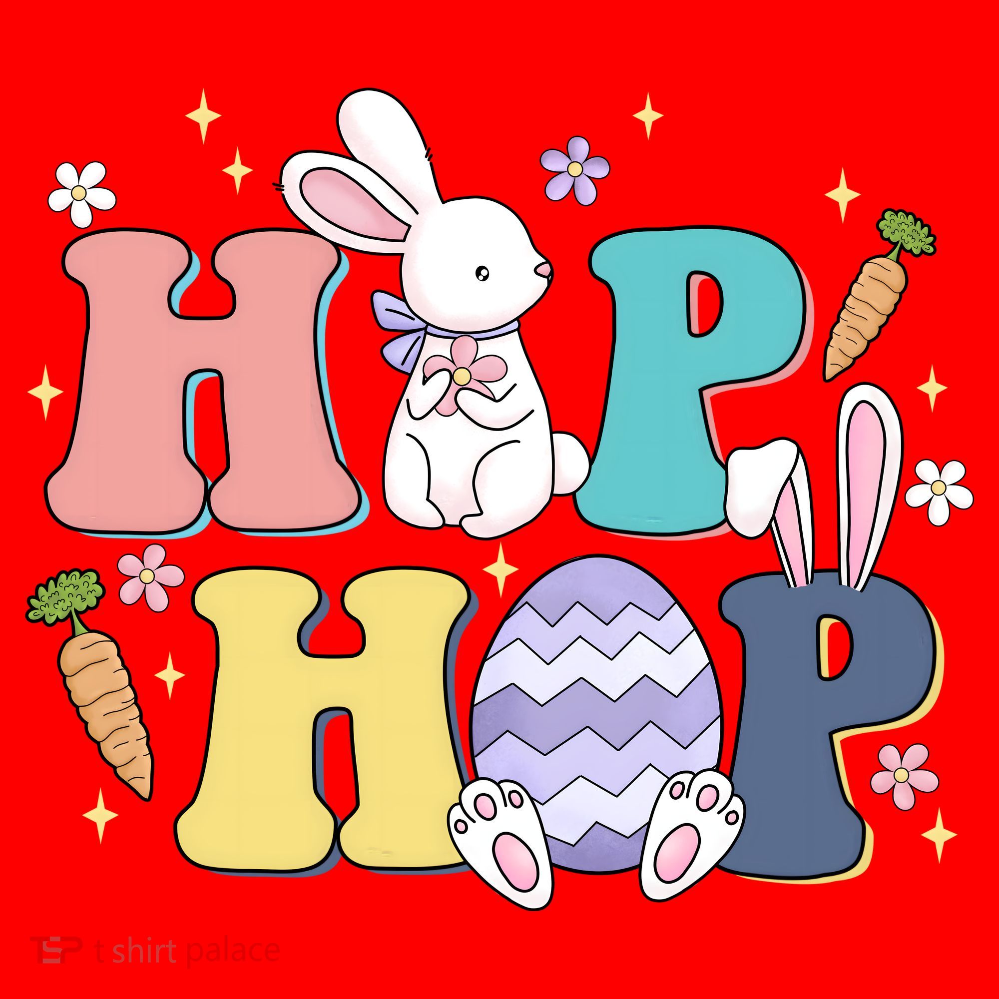 Hip Hop Easter Bunny Festive Holiday Cute Santa Hat