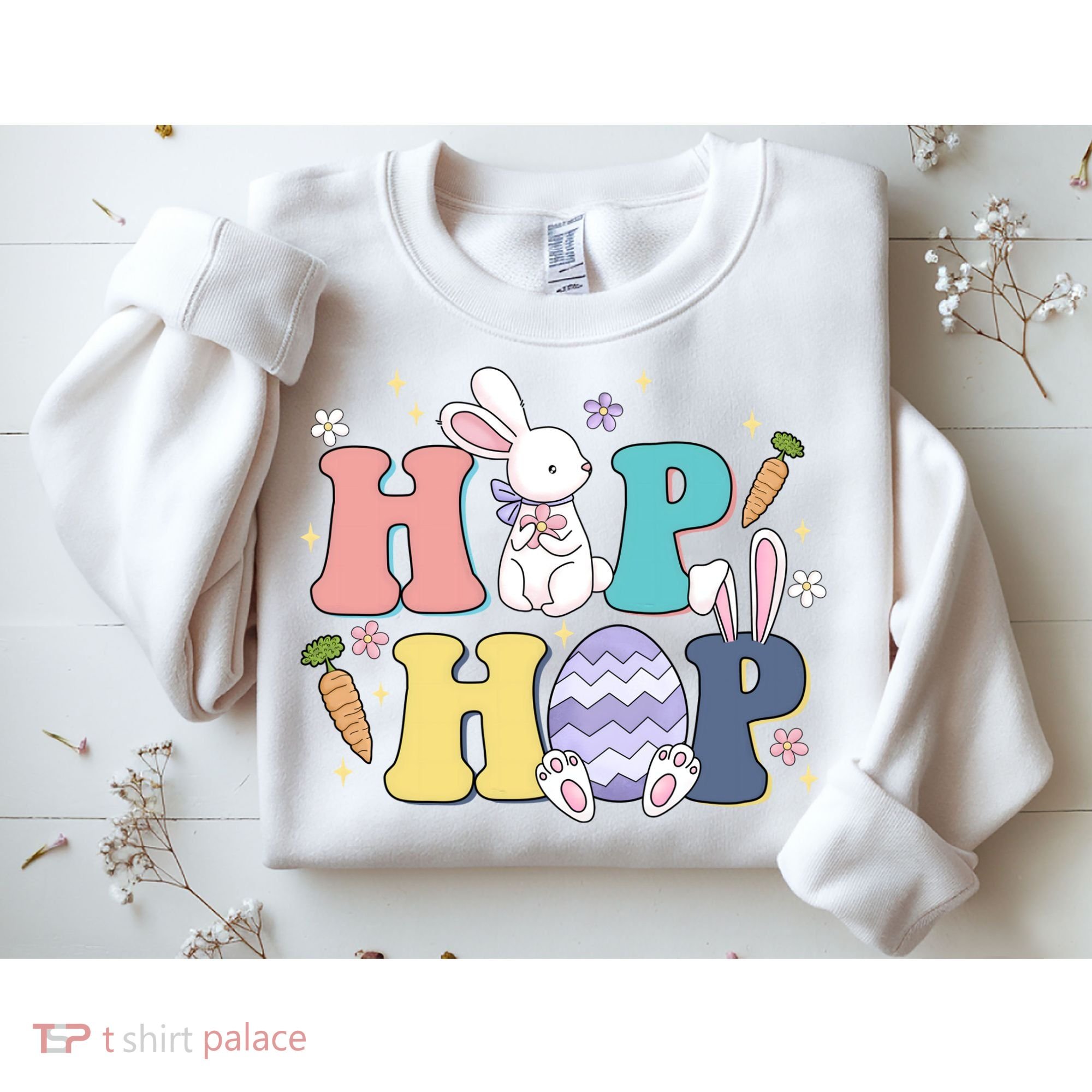Hip Hop Easter Bunny Festive Holiday Cute Sweatshirt