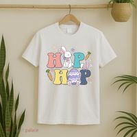 Hip Hop Easter Bunny Festive Holiday Cute T-Shirt thumb 2