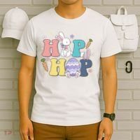 Hip Hop Easter Bunny Festive Holiday Cute T-Shirt thumb 6