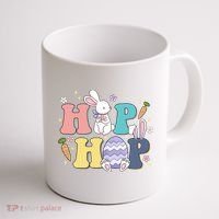 Hip Hop Easter Bunny Festive Holiday Cute Coffee Mug thumb 1