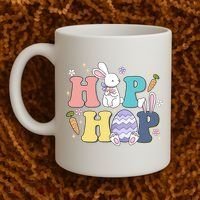 Hip Hop Easter Bunny Festive Holiday Cute Coffee Mug thumb 2