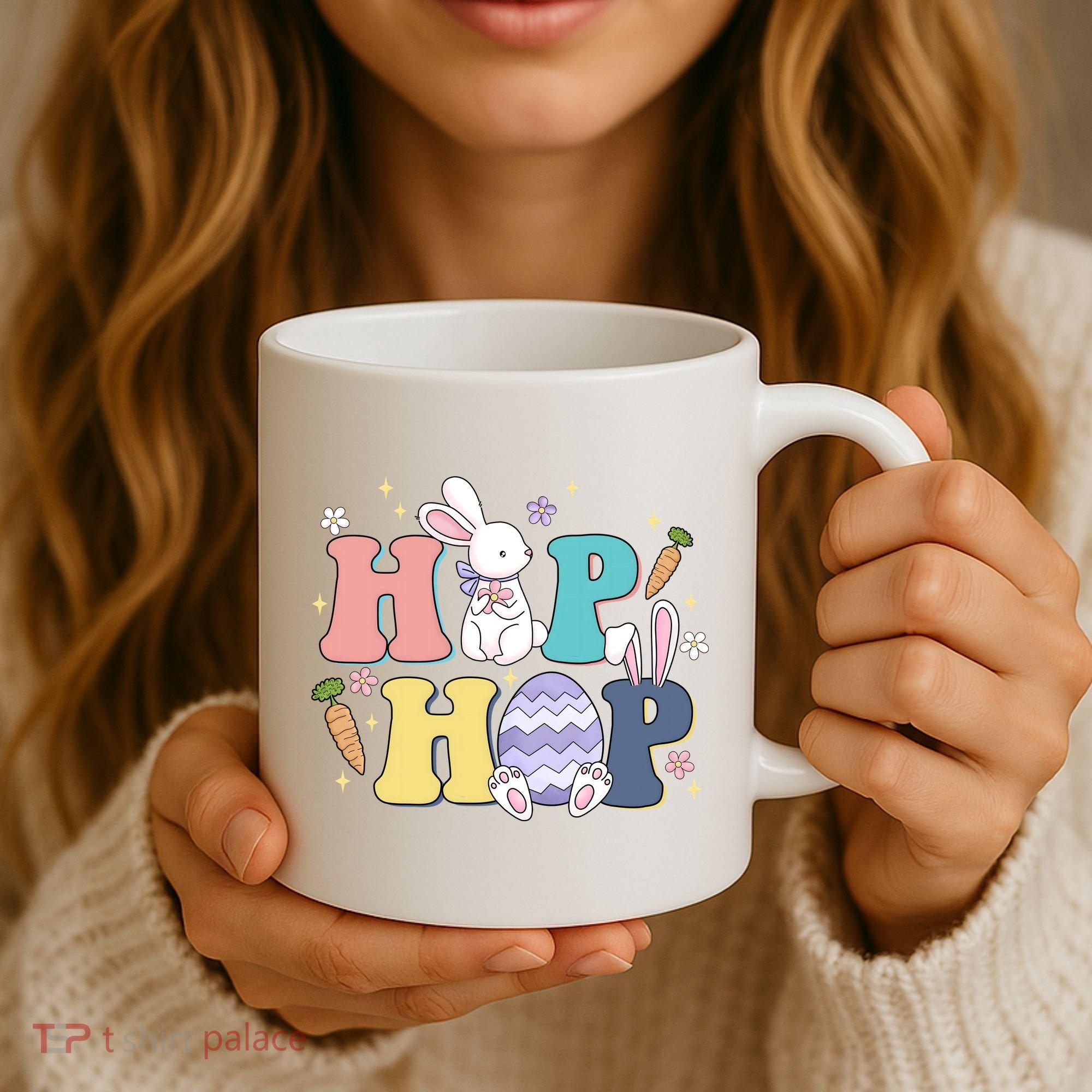 Hip Hop Easter Bunny Festive Holiday Cute Coffee Mug