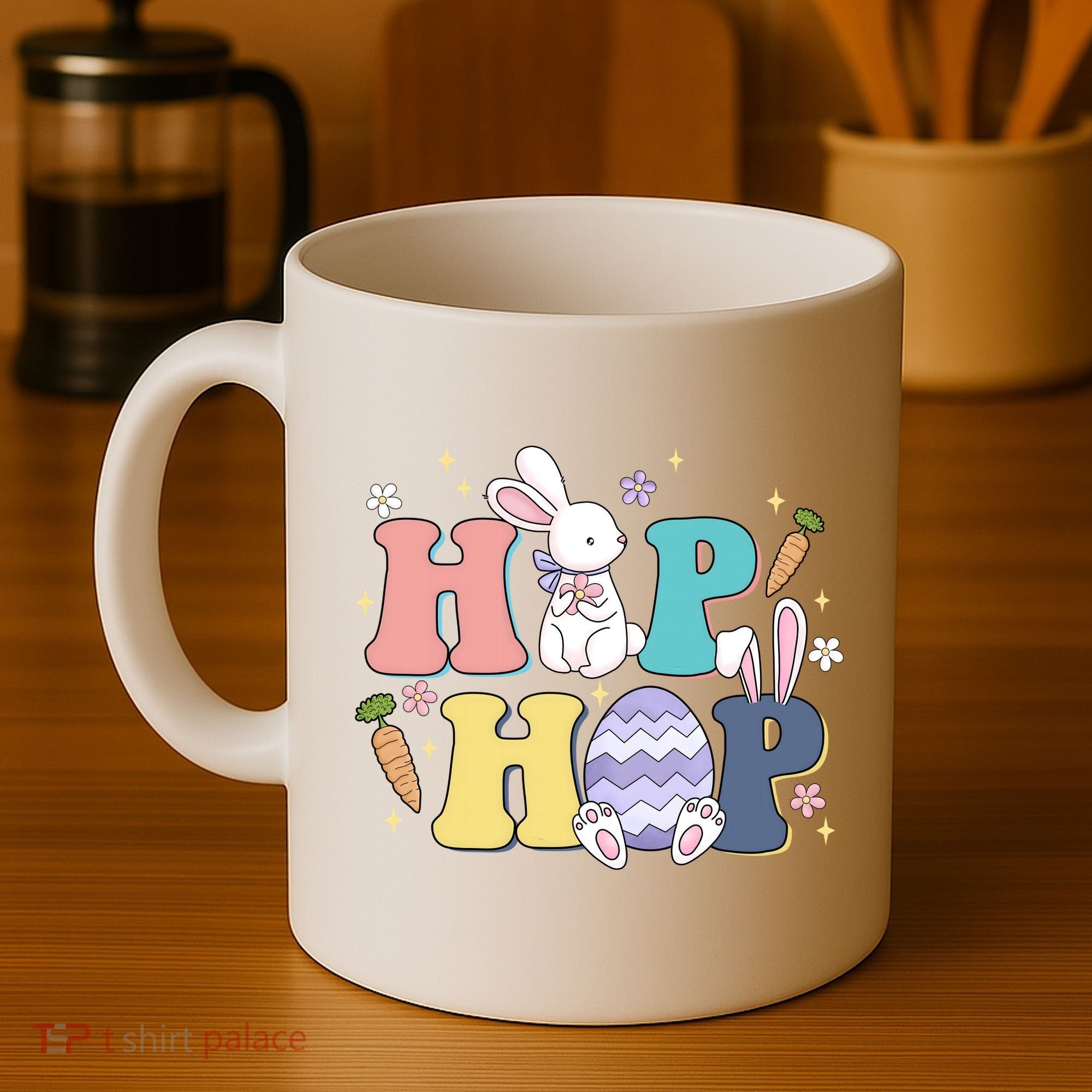 Hip Hop Easter Bunny Festive Holiday Cute Coffee Mug