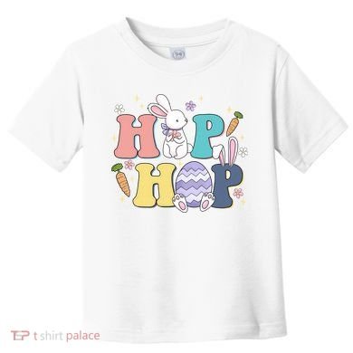 Hip Hop Easter Bunny Festive Holiday Cute Toddler T-Shirt