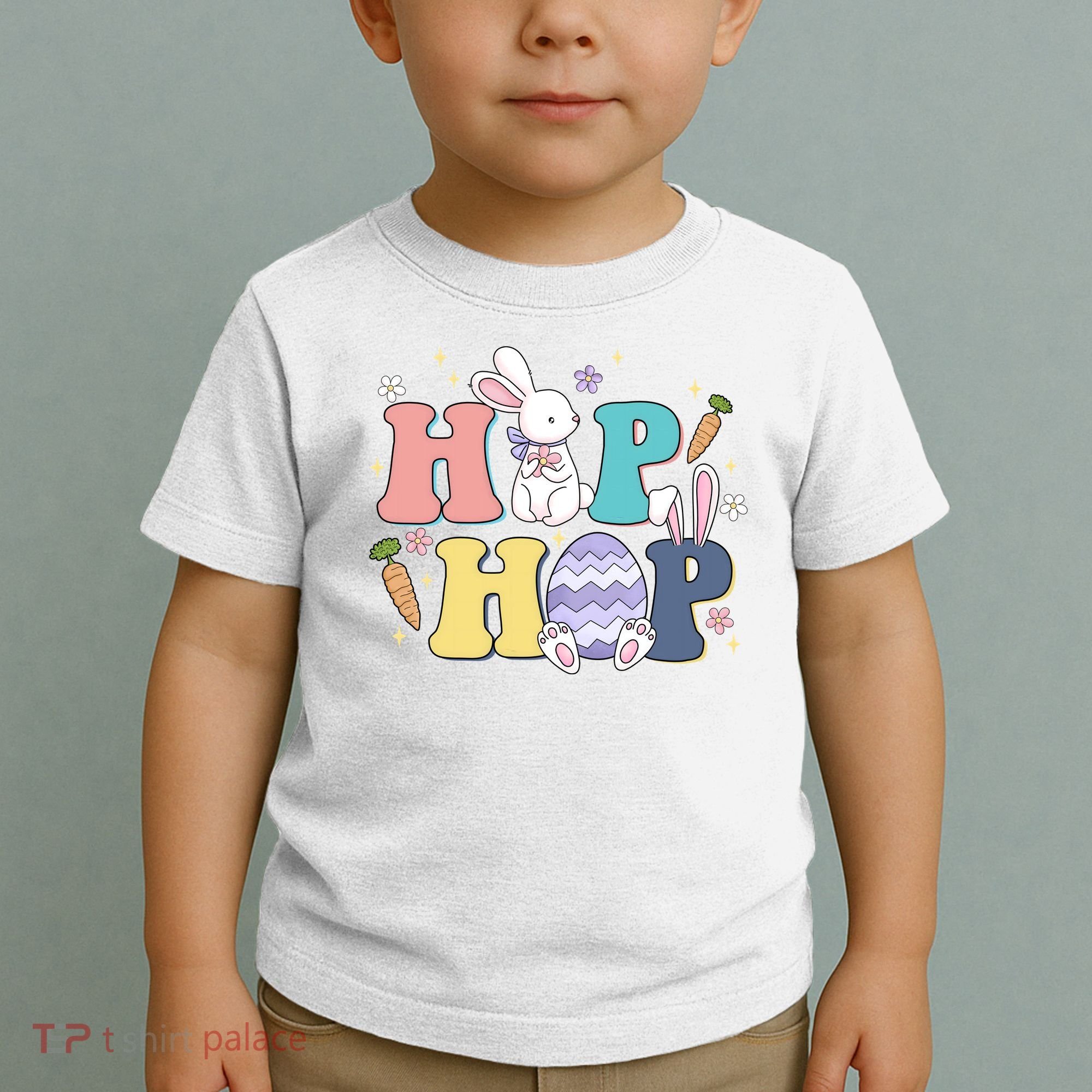 Hip Hop Easter Bunny Festive Holiday Cute Toddler T-Shirt