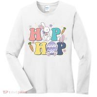 Hip Hop Easter Bunny Festive Holiday Cute Women's Long Sleeve Shirt thumb 0