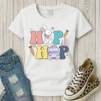 Hip Hop Easter Bunny Festive Holiday Cute Women's T-Shirt thumb 3