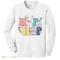 Hip Hop Easter Bunny Festive Holiday Cute Kids Long Sleeve Shirt thumb 0