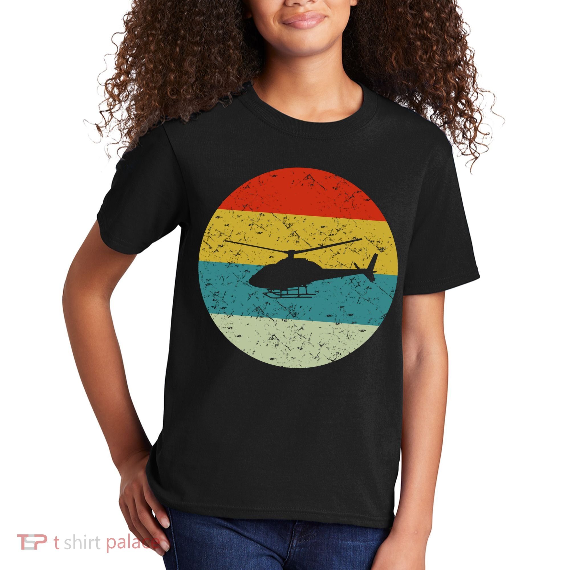 Helicopter Kids T-Shirt