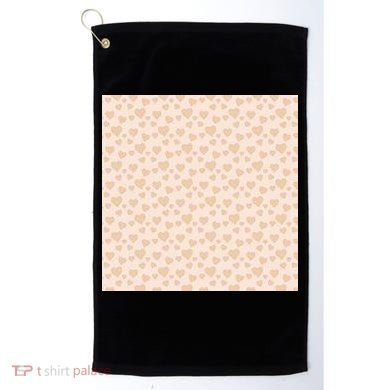 Hearts Golf Towel