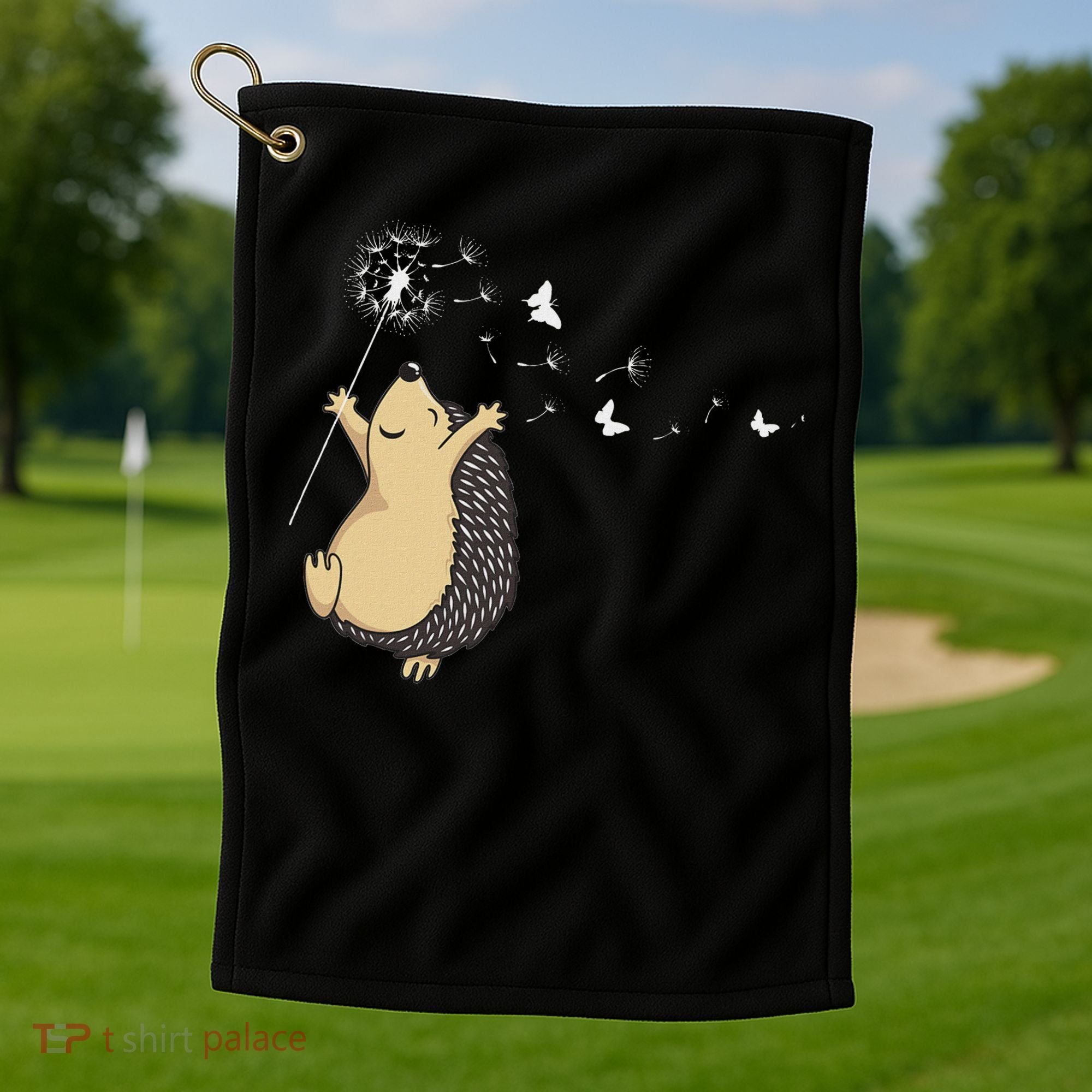 Hedgehog Golf Towel