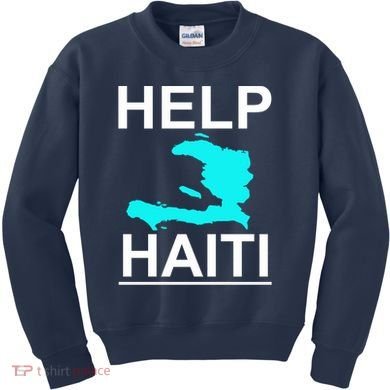 Help Haiti Earthquake Relief Kids Sweatshirt