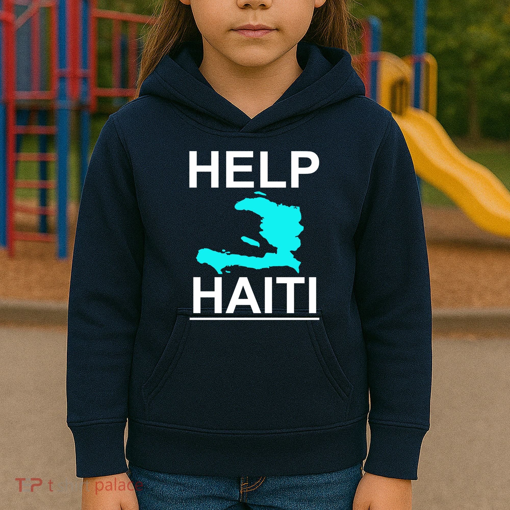 Help Haiti Earthquake Relief Kids Hoodie