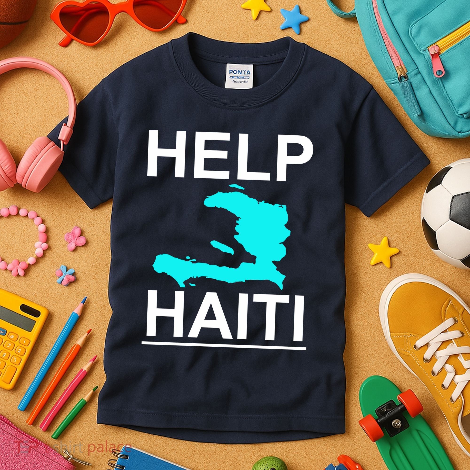 Help Haiti Earthquake Relief Kids T-Shirt