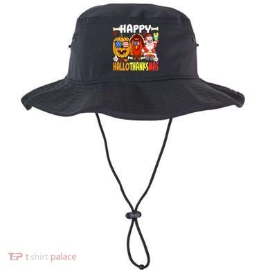 Happy HalloThanksMas Funny Pumpkin Bucket Hat