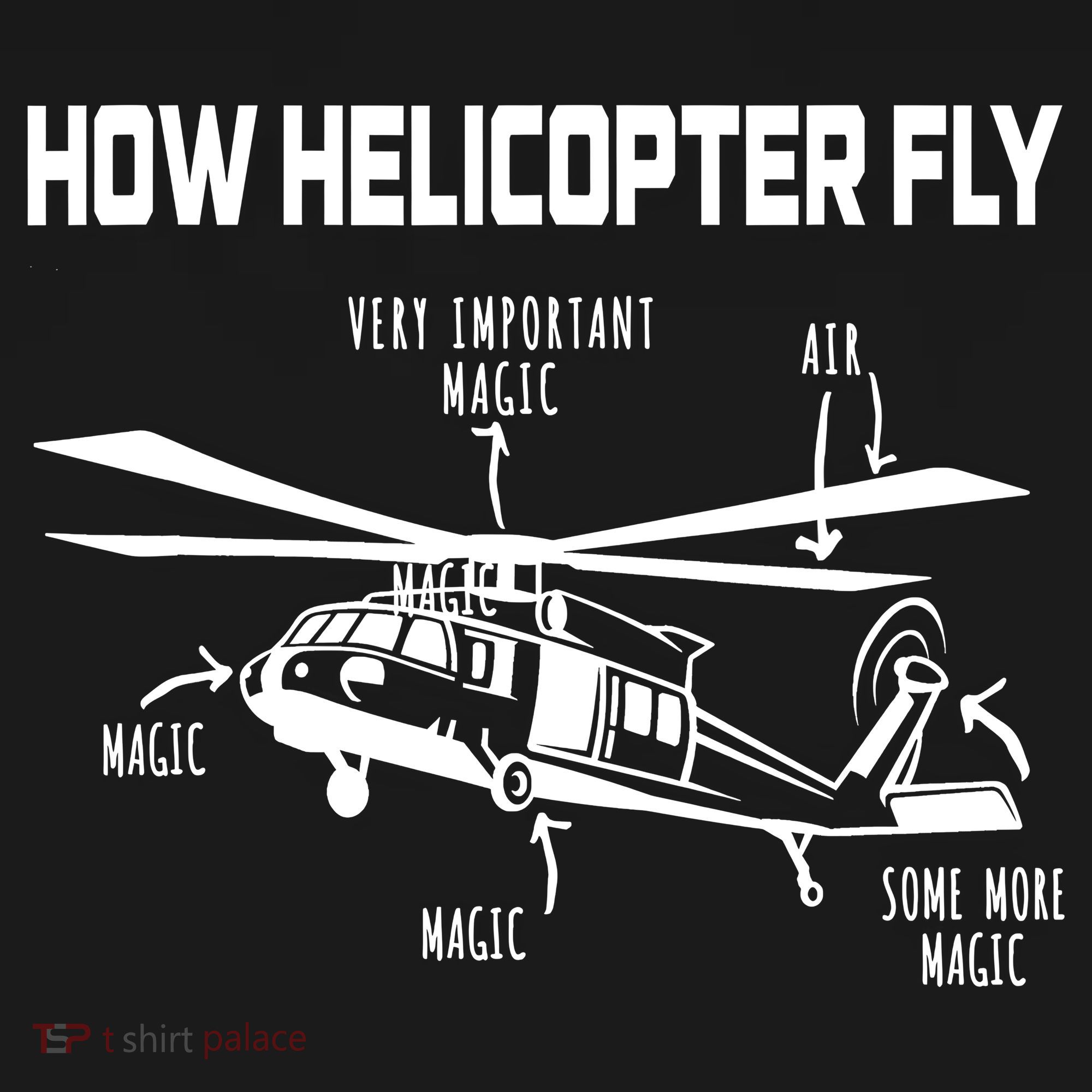 How Helicopters Fly Funny Helicopter Pilot Rotorcraft Pilot Toddler Hoodie