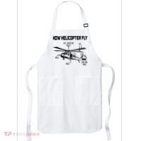 How Helicopters Fly Funny Helicopter Pilot Rotorcraft Pilot Apron thumb 0