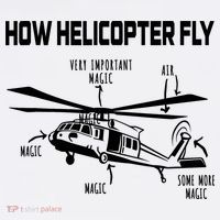 How Helicopters Fly Funny Helicopter Pilot Rotorcraft Pilot Apron thumb 3