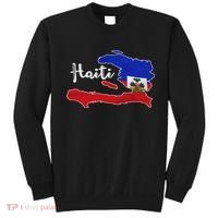 Happy Haitian Flag Day Cool Haiti Flag Map Haitian Pride Sweatshirt thumb 0