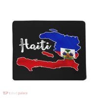 Happy Haitian Flag Day Cool Haiti Flag Map Haitian Pride Mousepad thumb 0